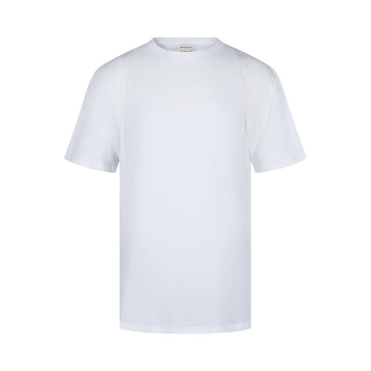 Alexander McQueen Harness Cotton T-Shirt White