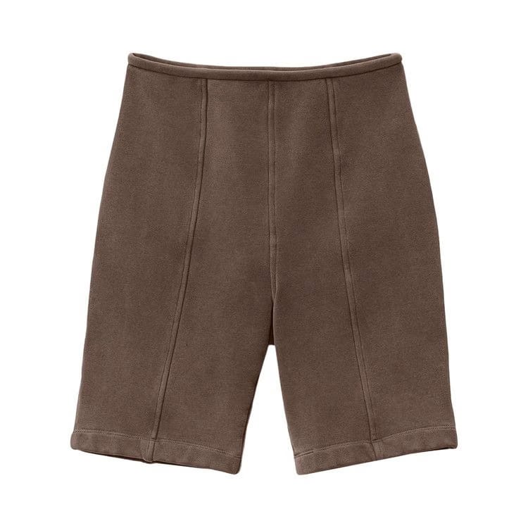 Alexander Wang Fitted Bike Shorts Washed Cola