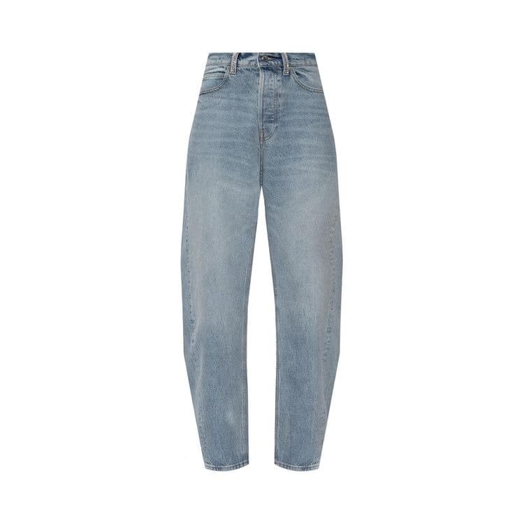 Alexander Wang Float Mid Rise Relaxed Jeans Vintage Bleach Blue