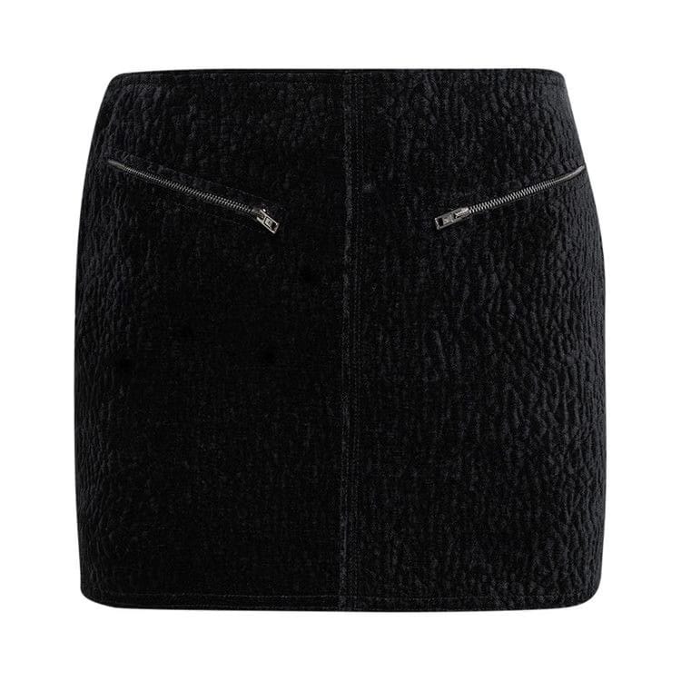 Alexander Wang Low Rise Mini Skirt Black