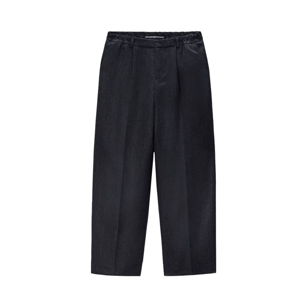 Alexander Wang Mid Rise Tailored Pants Black/Charcoal
