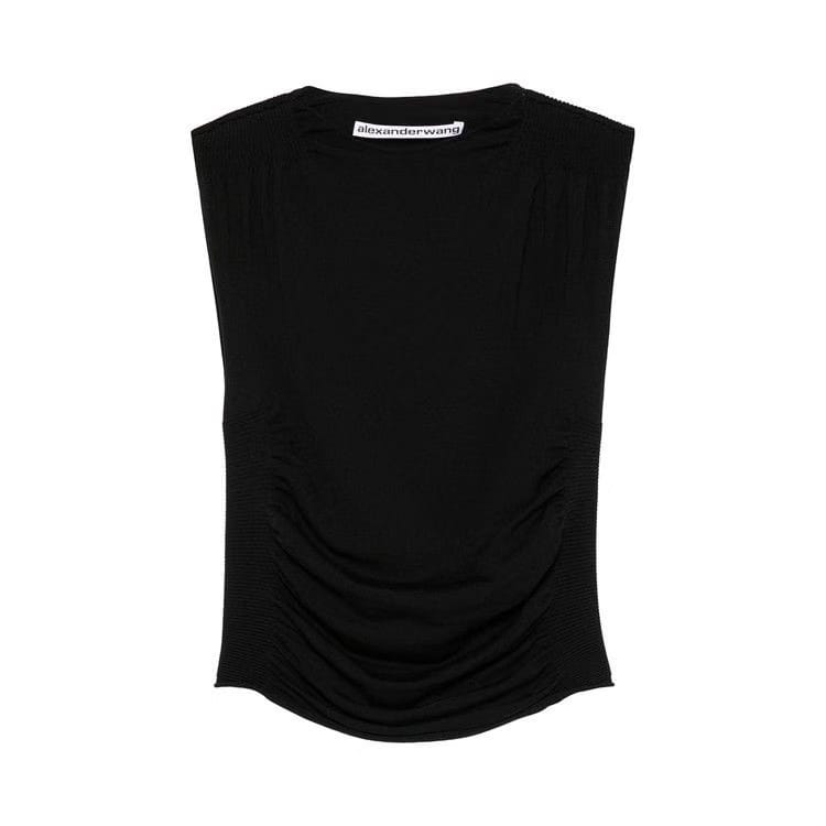 Alexander Wang Ruched Tank Black