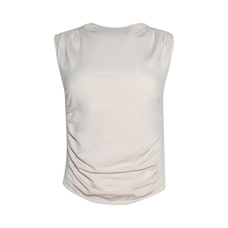 Alexander Wang Ruched Tank Cement