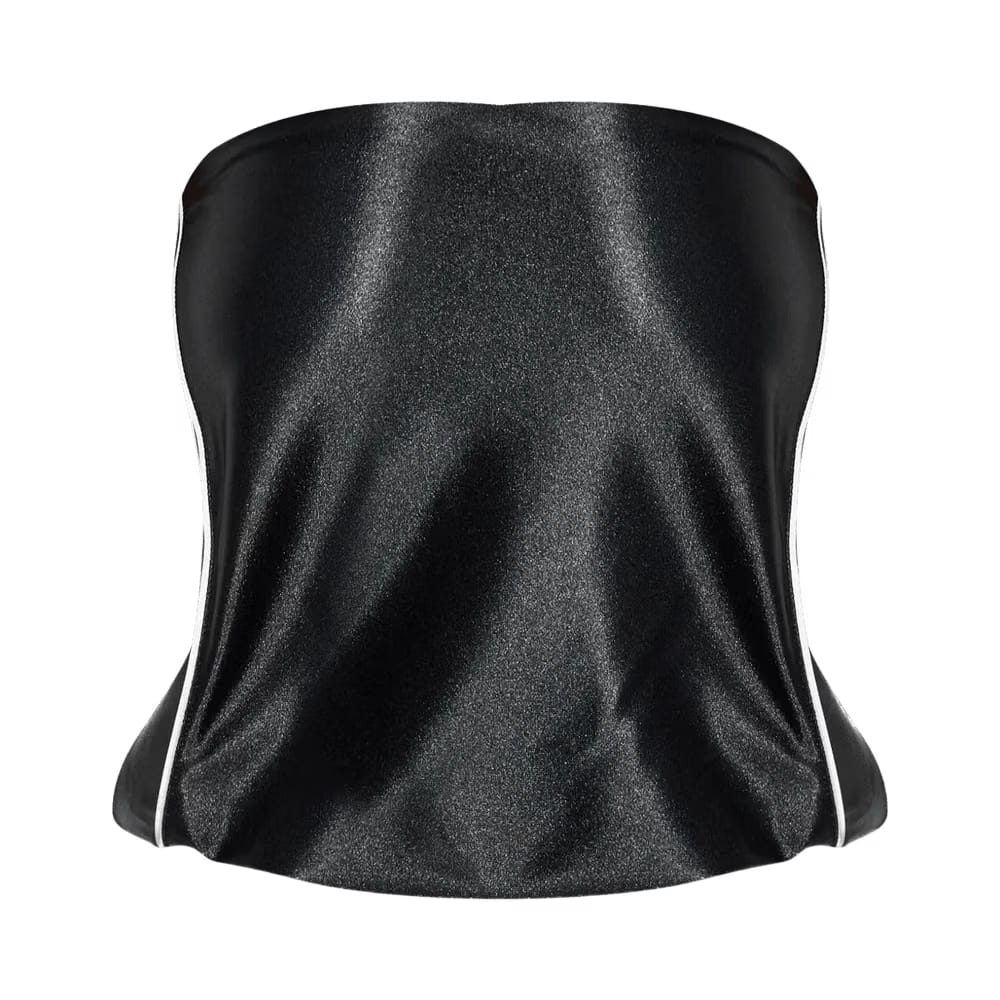 Alexander Wang Strapless Bubble Top Black
