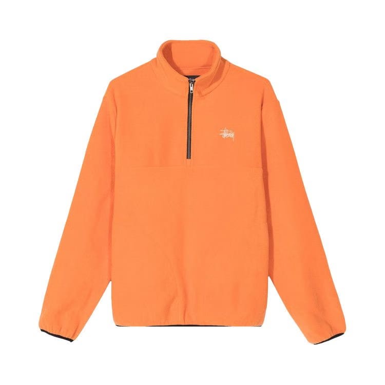Stussy Basic Polar Fleece Mock Orange