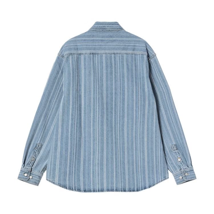 Carhartt WIP Rylan Shirt Jacket Rylan Stripe/Blue Stone Bleached