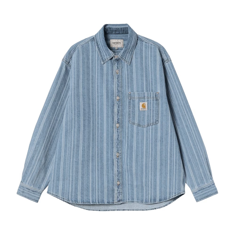 Carhartt WIP Rylan Shirt Jacket Rylan Stripe/Blue Stone Bleached