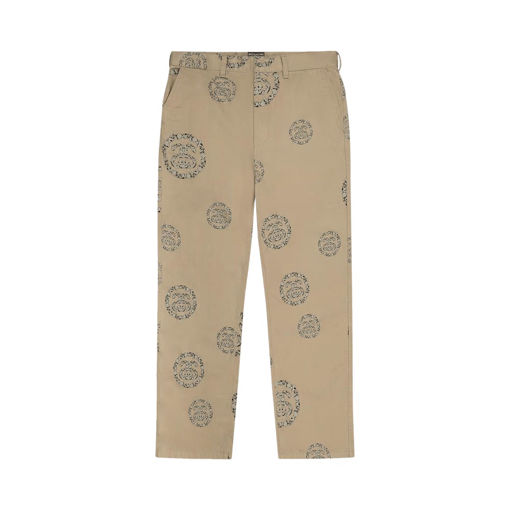 Denim Tears x Stussy Double S Wreath Chino Khaki