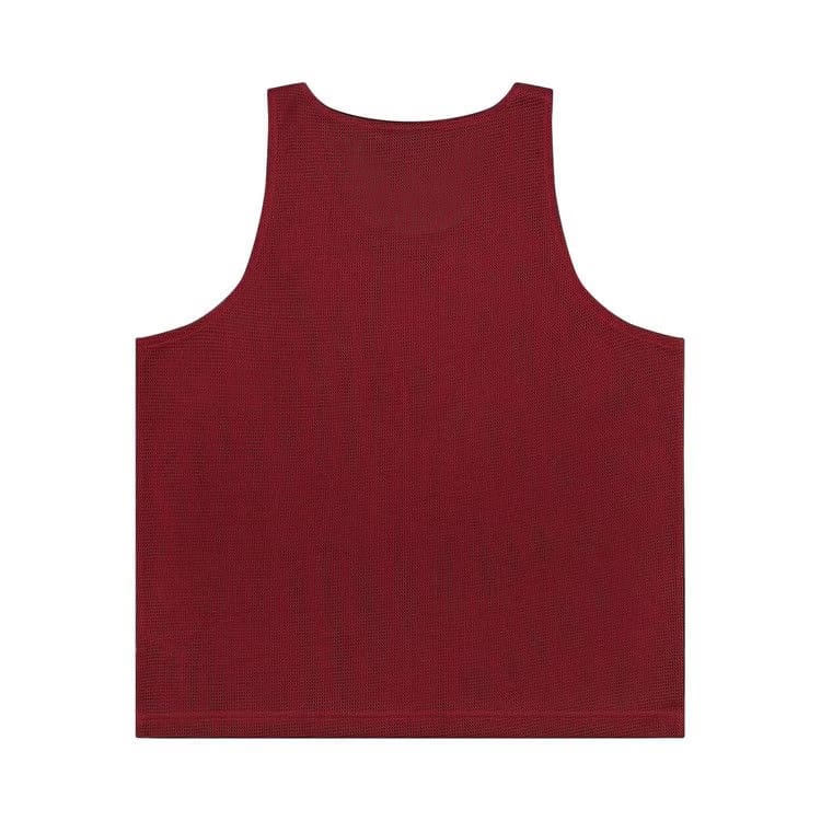 Denim Tears x Stussy Jamaica High Gym Tank Cardinal