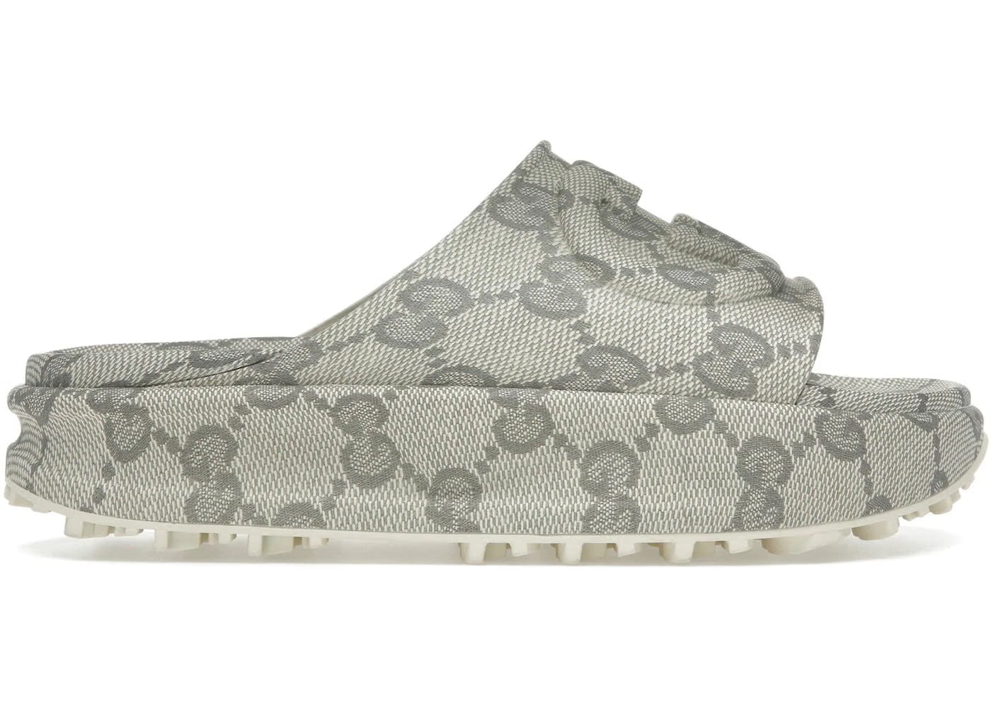 Gucci GG Slide Sandal Interlocking G - Beige Ebony