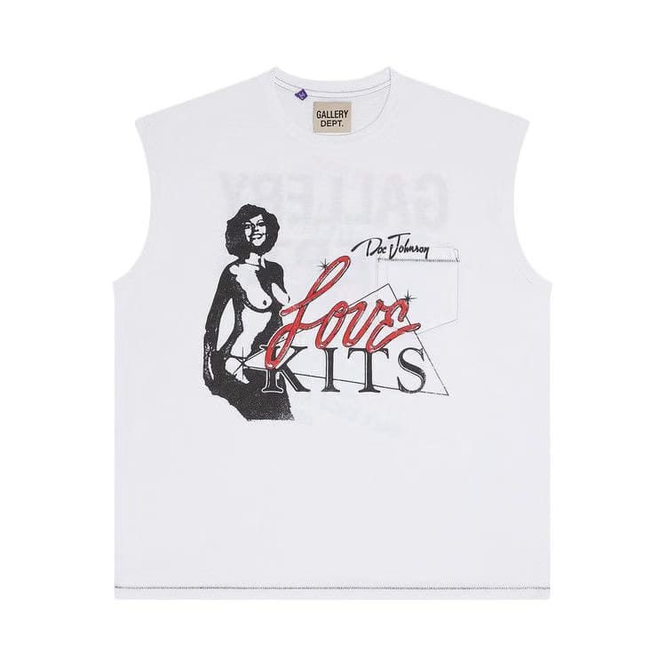 Gallery Dept. x Doc Johnson Love Kits Sleeveless T-Shirt Clean White