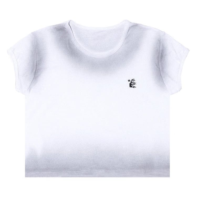 Hellstar Crop Top White