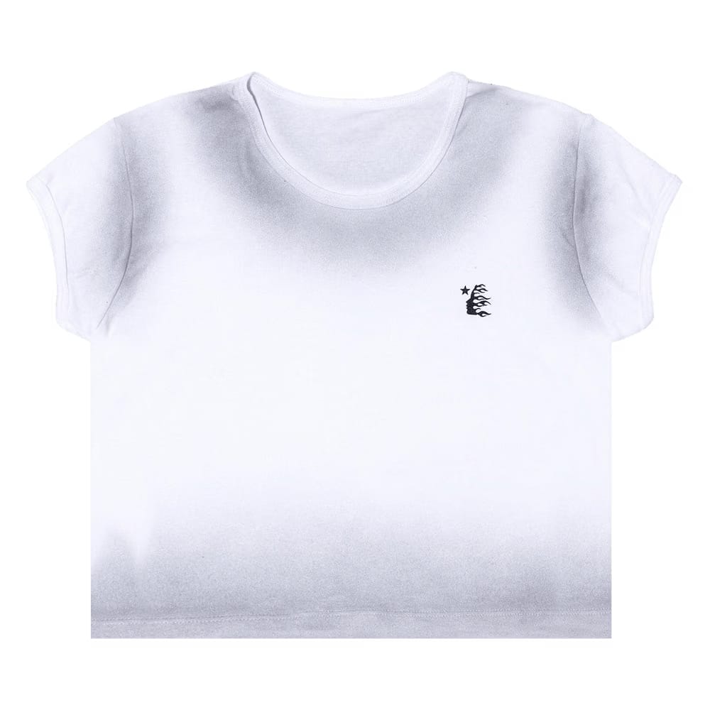 Hellstar Crop Top White