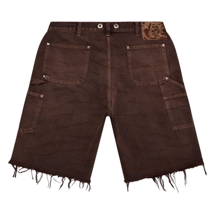 Hellstar Denim Shorts Brown