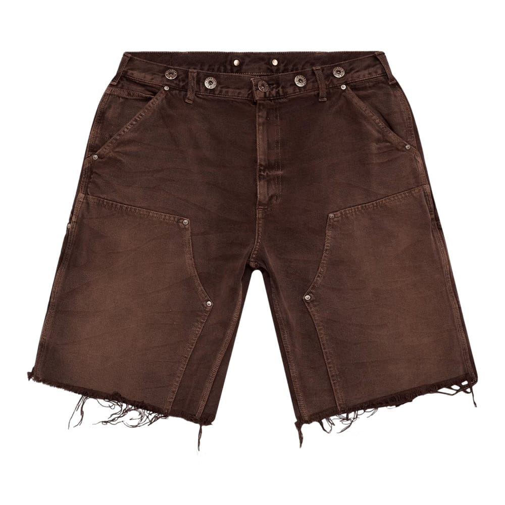 Hellstar Denim Shorts Brown