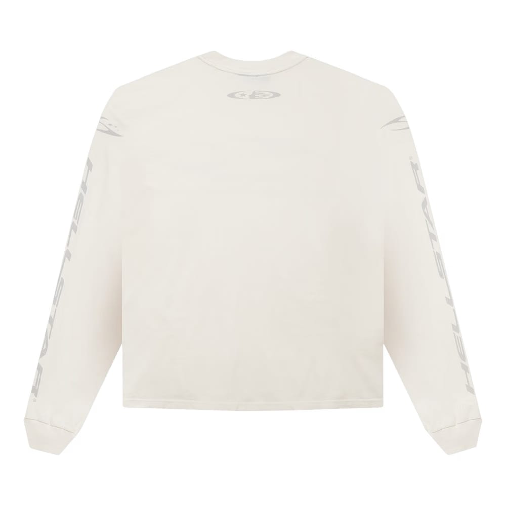 Hellstar H Cursive Logo Longsleeve White