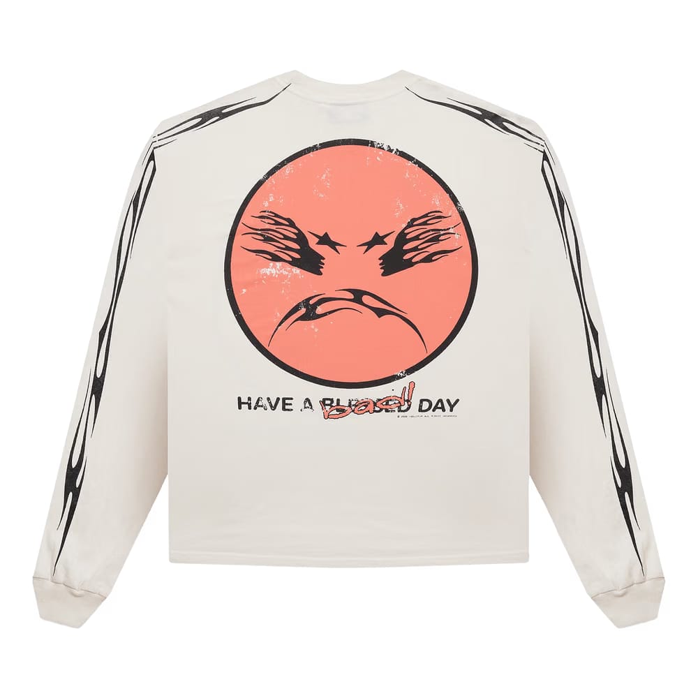 Hellstar Have a Blessed Day Longsleeve White