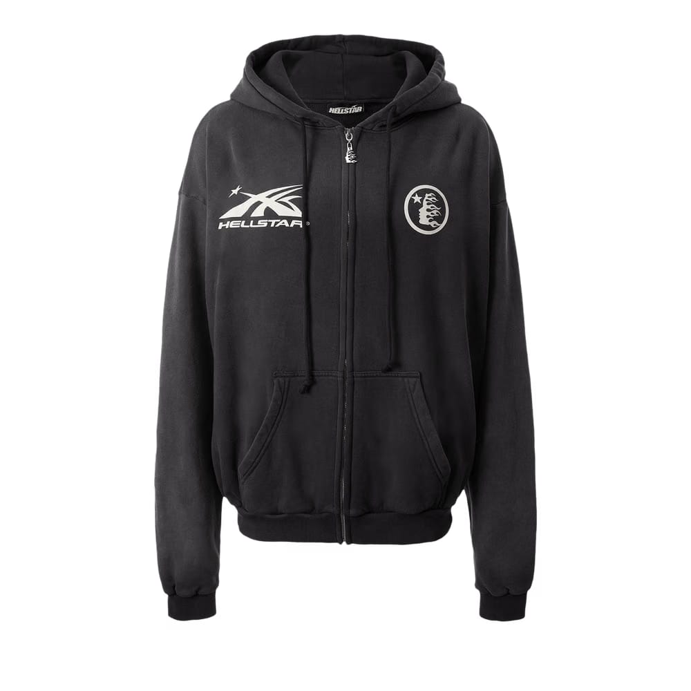 Hellstar HS Logo Zip-Up Black