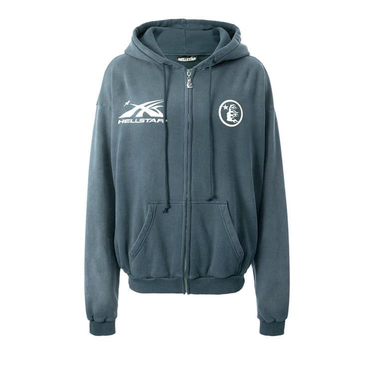 Hellstar Hs Logo Zip-Up Emerald