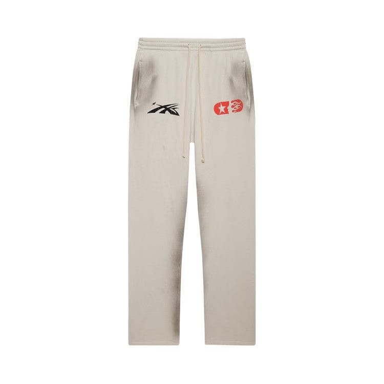 Hellstar If You Dont Like Us Beat Us Sweatpants White