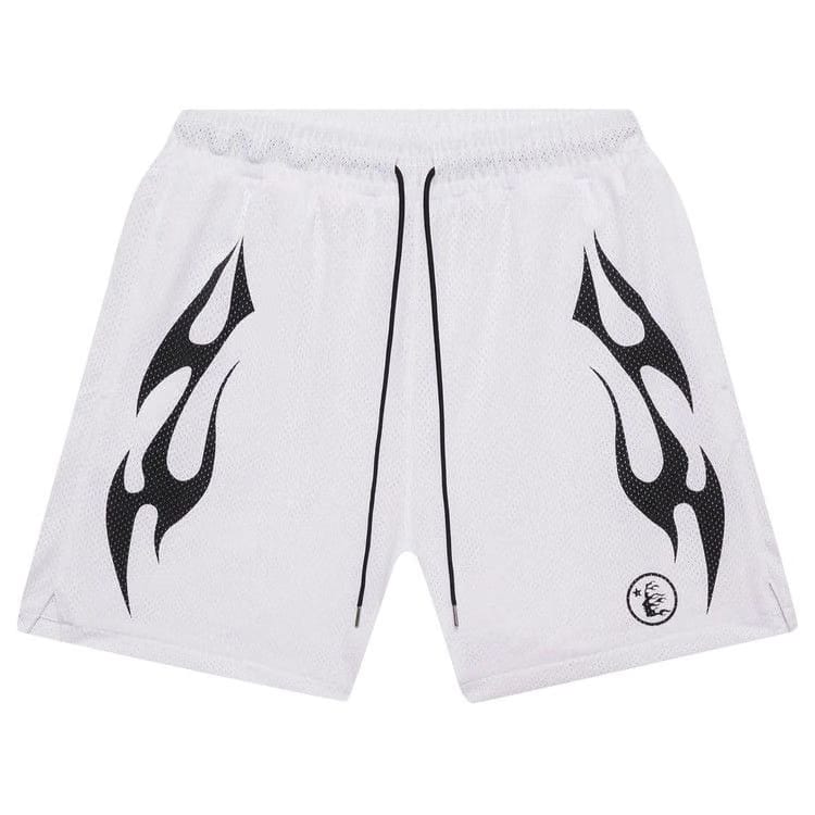 Hellstar Mesh Shorts White