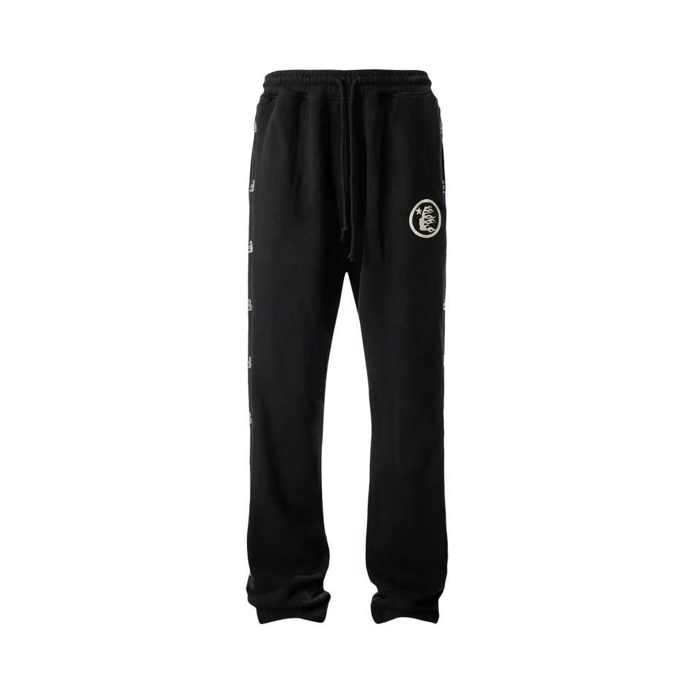 Hellstar Mirror Face Sweatpants Black