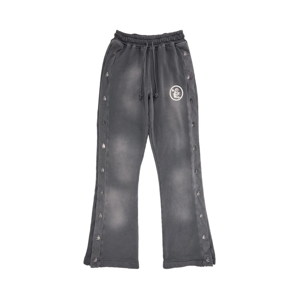 Hellstar Mirror Face Sweatpants Grey