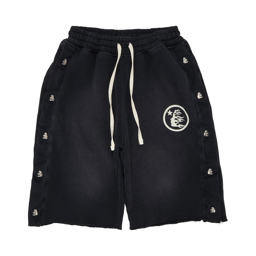 Hellstar Snap Shorts Black