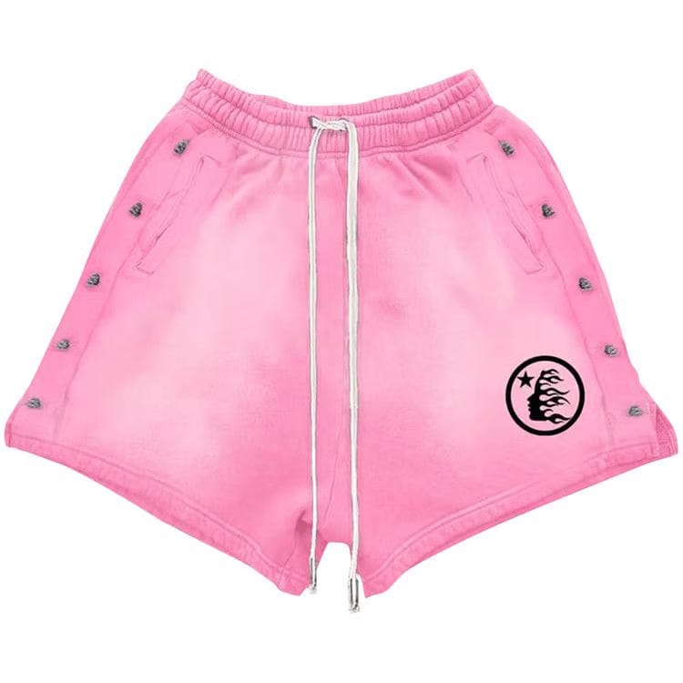 Hellstar Snap Shorts Pink