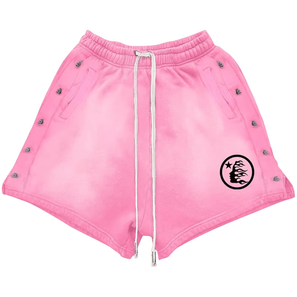 Hellstar Snap Shorts Pink