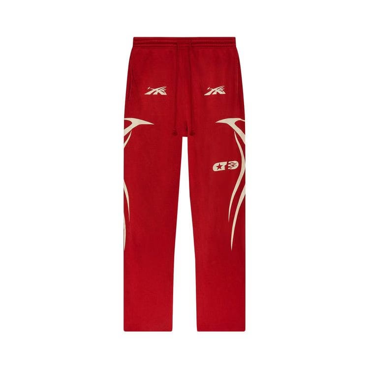 Hellstar Sports Double Hit Logo Sweatpant Red