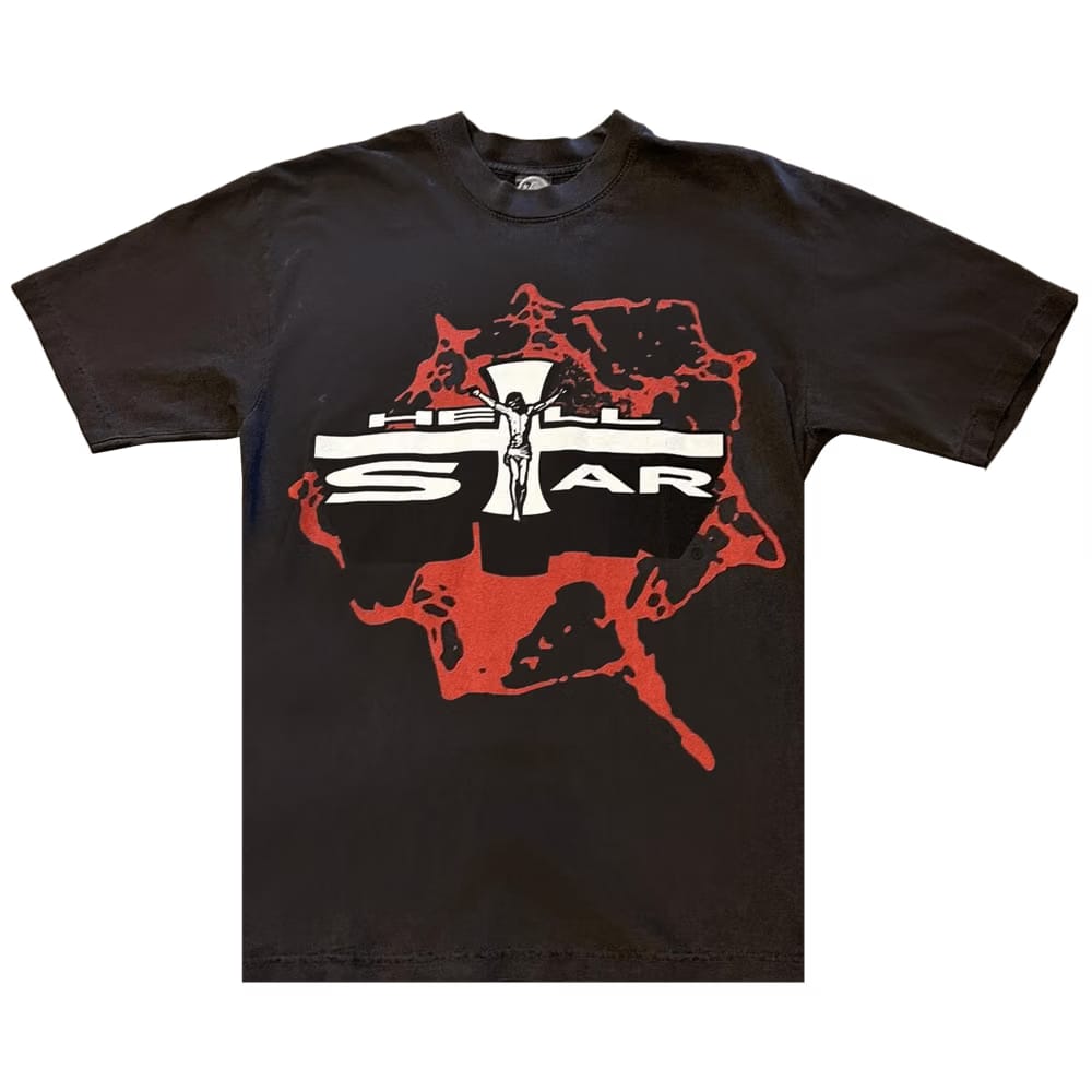 Hellstar Studios Jesus Emblem T-Shirt Red
