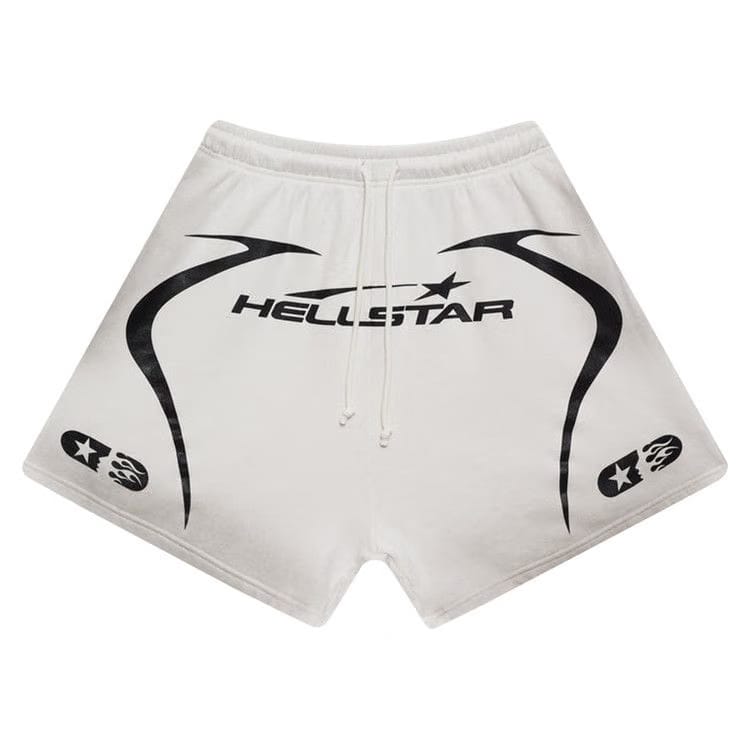 Hellstar Warm Up Shorts White