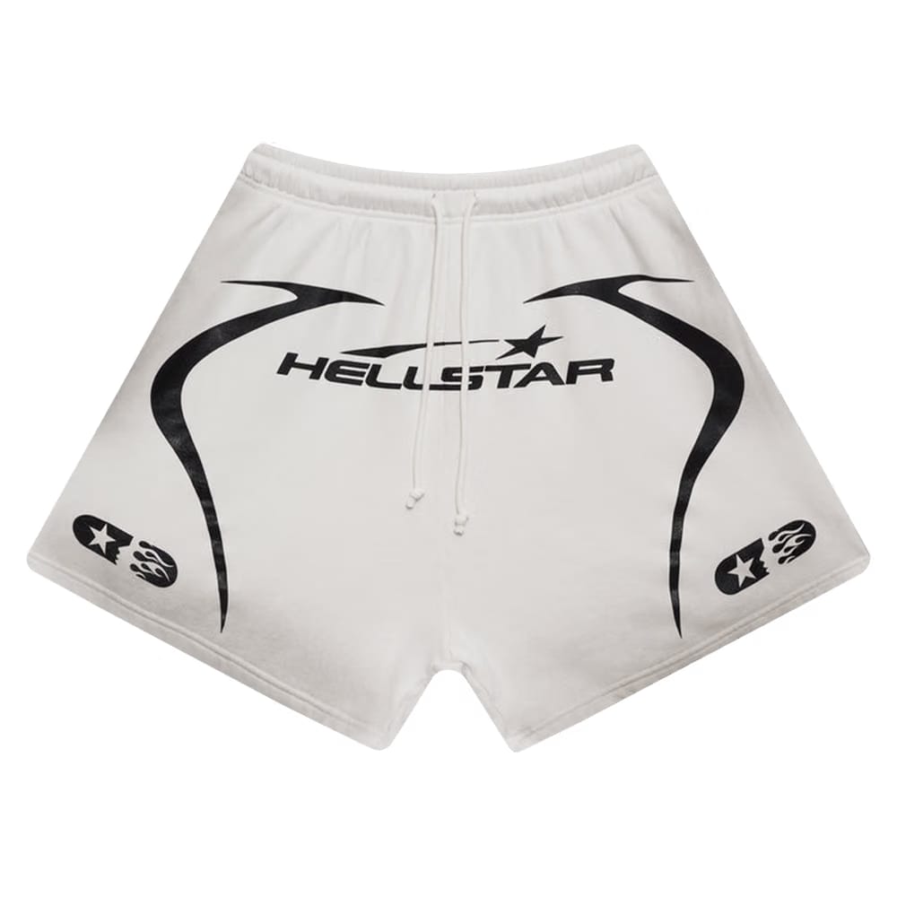 Hellstar Warm Up Shorts White