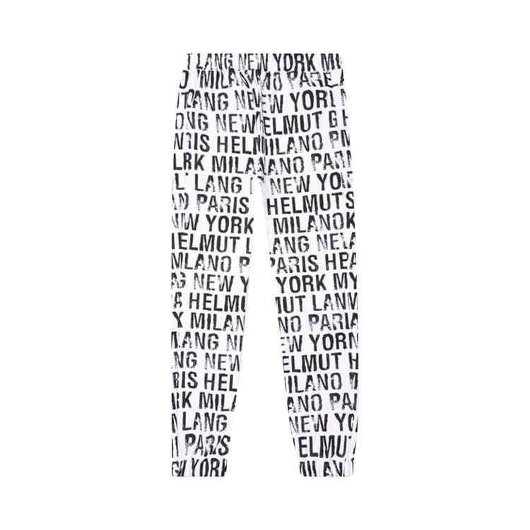 Helmut Lang All Over Jogger White