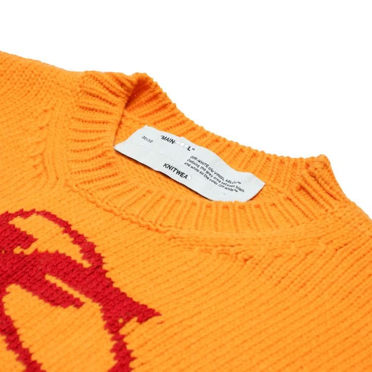 Off-White Industrial Y013 Knit Crewneck Yellow