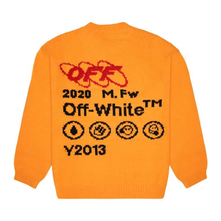 Off-White Industrial Y013 Knit Crewneck Yellow