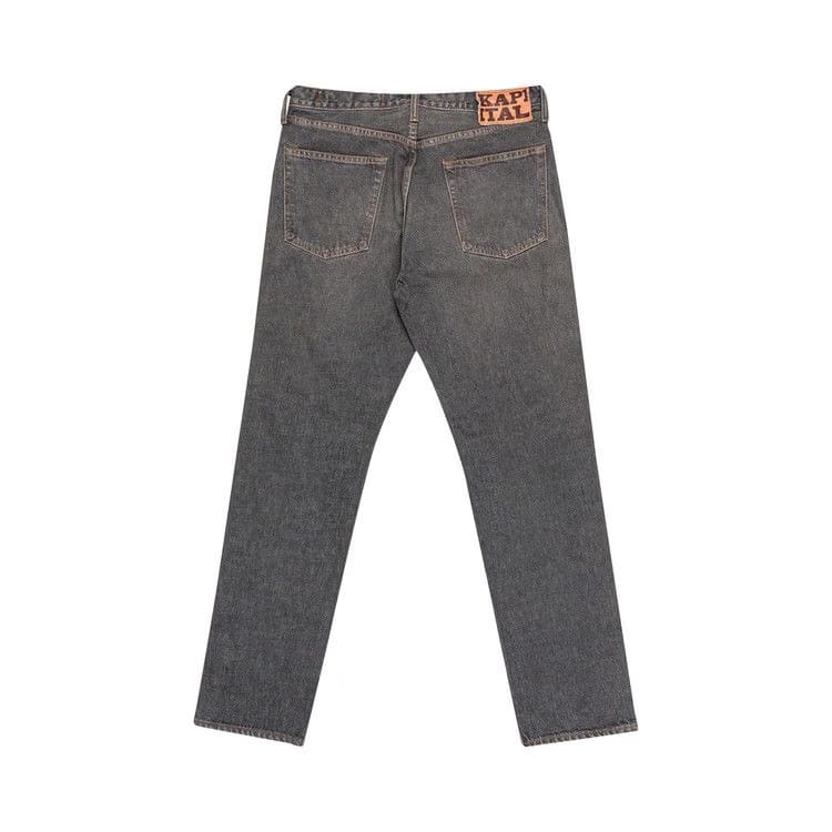 Kapital Monkey Cisco Studs 5 Pocket Denim Black