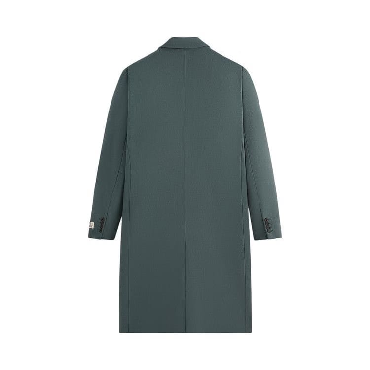 Kith 101 For Auralee Melton Chesterfield Coat Balsam Green