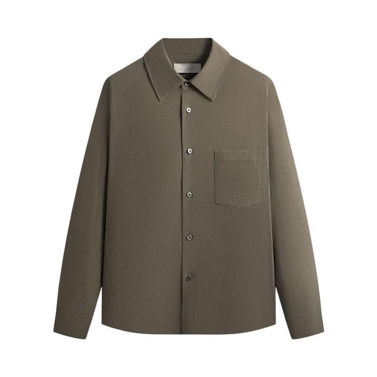 Kith 101 For Ssstein Rayon Linen Button Down Shirt Everglades