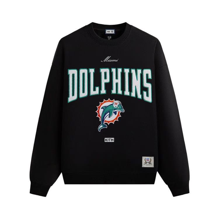 Kith & '47 for the NFL: Dolphins Nelson Crewneck Black