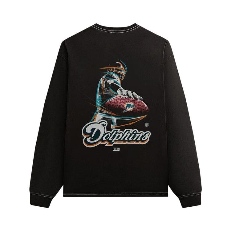 Kith & '47 for the NFL: Dolphins Vintage Long-Sleeve T-Shirt Black