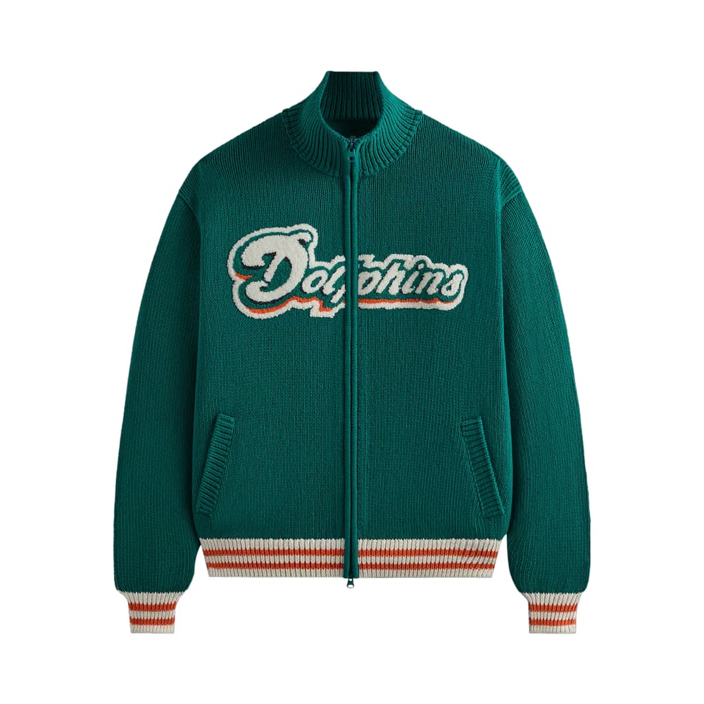 Kith & '47 for the NFL: Dolphins Wyona Full Zip Sweater Center