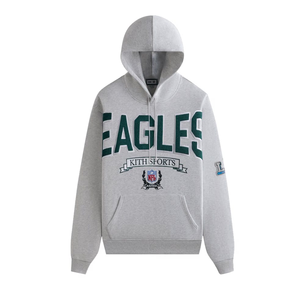 Kith & '47 for the NFL: Eagles Nelson Hoodie Light Heather Grey