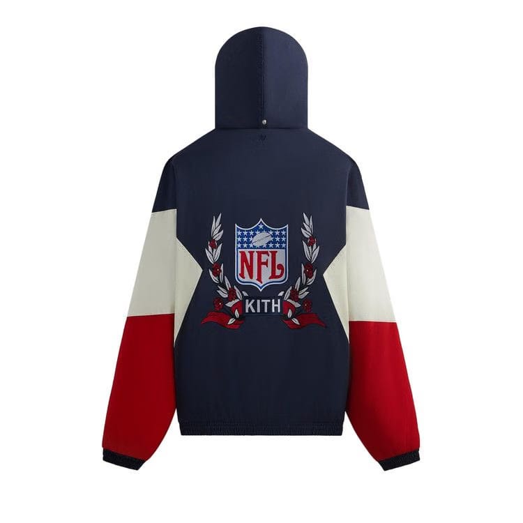 Kith & '47 for the NFL: Giants Quarter Zip Anorak With Hood Nocturnal