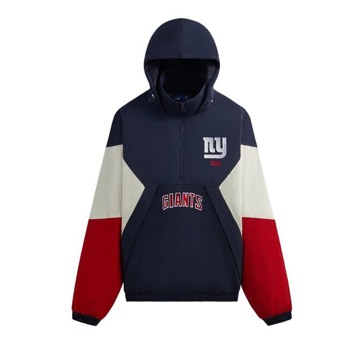 Kith & '47 for the NFL: Giants Quarter Zip Anorak With Hood Nocturnal