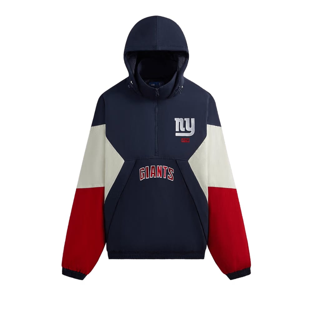 Kith & '47 for the NFL: Giants Quarter Zip Anorak With Hood Nocturnal