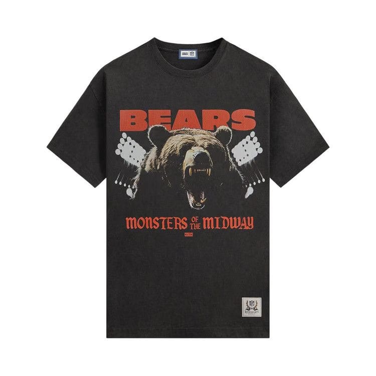 Kith For The NFL Chicago Bears Photo Vintage Jones T-Shirt Black