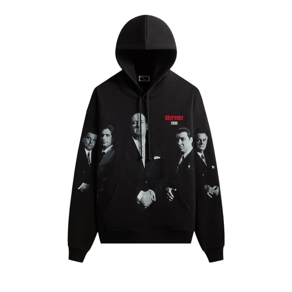 Kith For The Sopranos Arched Character Nelson Hoodie Black