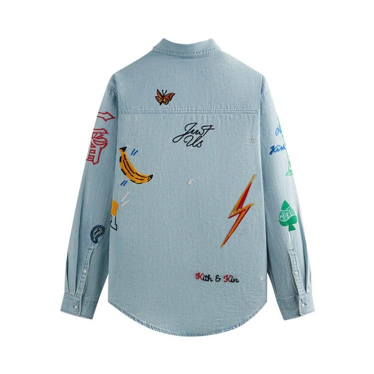 Kith For Otakara NYC Denim Apollo Shirt Light Indigo